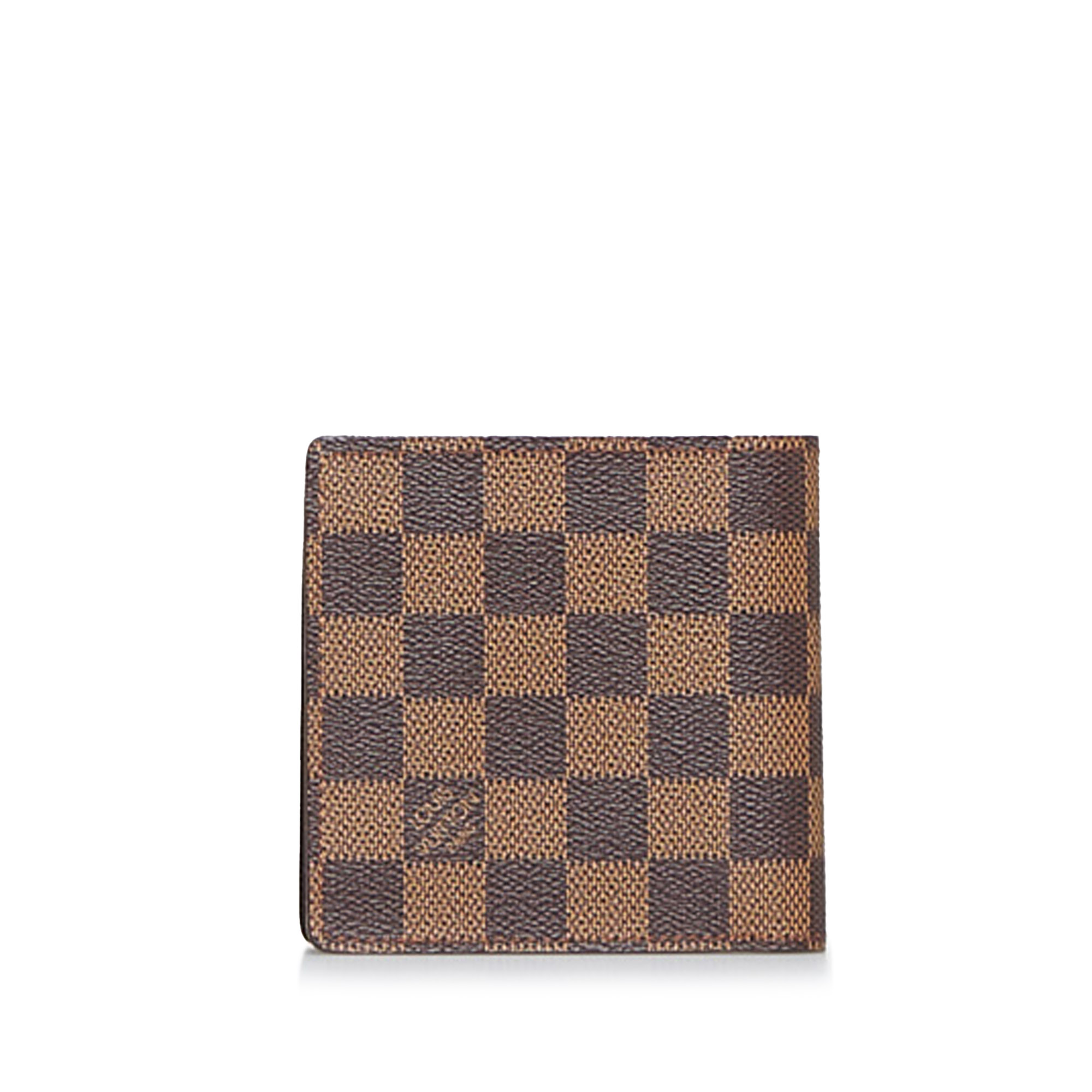 Louis Vuitton Damier Ebene Portefeuille Marco Wallet Small Wallets